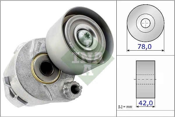Tensioner Pulley, V-ribbed belt